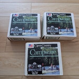 Open Country Campware Five Piece Mess Kit x 3